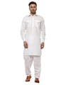 Shop Solid 2 Pics Ethnic White Pathani Set-Front