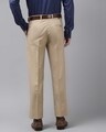 Shop Mens Beige Solid Casual Trouser-Design