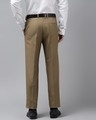 Shop Mens Khakhi Solid Casual Trouser-Design