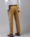 Shop Mens Mustard Solid Casual Trouser-Design