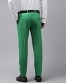 Shop Mens Green Solid Casual Trouser-Design