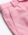 Shop Mens Pink Solid Casual Trouser