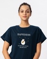 Shop Happiness-penguin Boyfriend T-Shirt-Front
