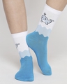 Shop Happy Dolphin Full Length Socks-Front