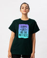 Shop Happy Girls Boyfriend T-Shirt-Front