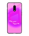 Shop Happy Mind Premium Glass Case for OnePlus 7 (Shock Proof, Scratch Resistant)-Front