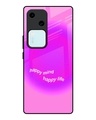 Shop Happy Mind Premium Glass Case for Vivo V30 5G(Shock Proof, Scratch Resistant)-Front