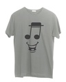 Shop Happy Note Half Sleeve T-Shirt-Front