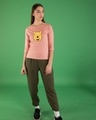 Shop Happy Pooh Round Neck 3/4th Sleeve T-Shirt (DL)-Design