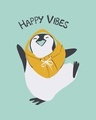 Shop Happy Vibes Round Neck 3/4th Sleeve T-Shirt