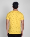 Shop Happy Yellow All Over Printed T-Shirts-Full