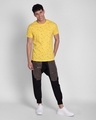 Shop Happy Yellow All Over Printed T-Shirts