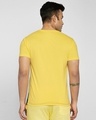 Shop Happy Yellow Color Block T-Shirt-Design