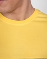 Shop Happy Yellow Color Block T-Shirt