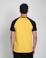 Shop Happy Yellow Half Sleeve Raglan T-Shirt-Full