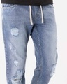 Shop Harbor Blue Denim Joggers