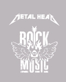 Shop Men's Grey Hard Rock Graphic Printed T-shirt