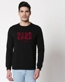 Shop Hard To Love Fleece Sweatshirt Black-Front