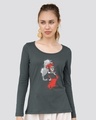 Shop Harley Splash Scoop Neck T-Shirt (BML)-Front