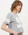 Shop Women Round Neck Short Sleeves Printed T-Shirt-Design