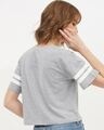 Shop Women Round Neck Short Sleeves Printed T-Shirt-Full
