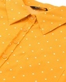 Shop Women's Spread Collar Short Sleeves Printed Top-Full
