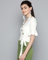 Shop Women's V Neck Short Sleeves Solid Top-Design