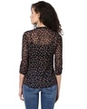 Shop Women V Neck Three Quarter Sleeves Printed Top-Design