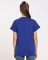 Shop Hashtag Blue Boyfriend T-Shirt-Design