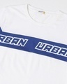 Shop Hashtag Blue Chest Panel Print T-Shirt