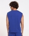 Shop Men's Hashtag Blue Oversized Vest-Full