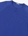 Shop Hashtag Blue Henley T-Shirt