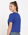 Shop Hashtag Blue Puff Sleeve T-Shirt-Design
