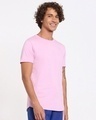 Shop Hashtag Pink Half Sleeve T-Shirt-Design