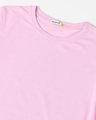 Shop Women's Pink 3/4th Sleeve Slim Fit T-shirt