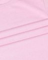 Shop Women's Pink 3/4th Sleeve Slim Fit T-shirt