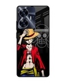 Shop Hat Crew Premium Glass Case for Realme C55 (Shock Proof, Scratch Resistant)-Front