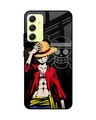 Shop Hat Crew Premium Glass Case for Samsung Galaxy A34 5G (Shock Proof, Scratch Resistant)-Front