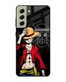 Shop Hat Crew Premium Glass Case for Samsung Galaxy S21 FE 5G (Shock Proof,Scratch Resistant)-Front