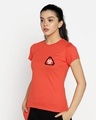 Shop Hazadous Half Sleeve T-Shirt Smoke Red-Design