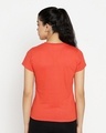 Shop Hazadous Half Sleeve T-Shirt Smoke Red-Full