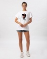 Shop Headphone Girl Boyfriend T-Shirt-Design
