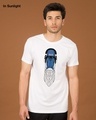 Shop Headphones Half Sleeve T-Shirt (Sun Active)-Design