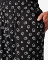 Shop Men's Black All Over Headphone Printed Pyjamas