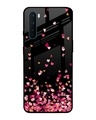 Shop Heart Rain Fall Printed Premium Glass Cover for OnePlus Nord (Shock Proof, Lightweight)-Front