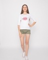 Shop Heart Watercolor Round Neck 3/4th Sleeve T-Shirt-Design