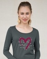 Shop Heartbreaker Scoop Neck Full Sleeve T-Shirt-Front
