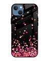 Shop Hearts Printed Silicon Glass Cover For iPhone mini 13 (Light Weight, Impact Resistant)-Front