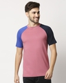 Shop Heather Rose Contrast Sleeve Raglan T-Shirt-Front