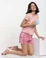 Shop Heather Rose Highwaist Contrast Shorts-Full